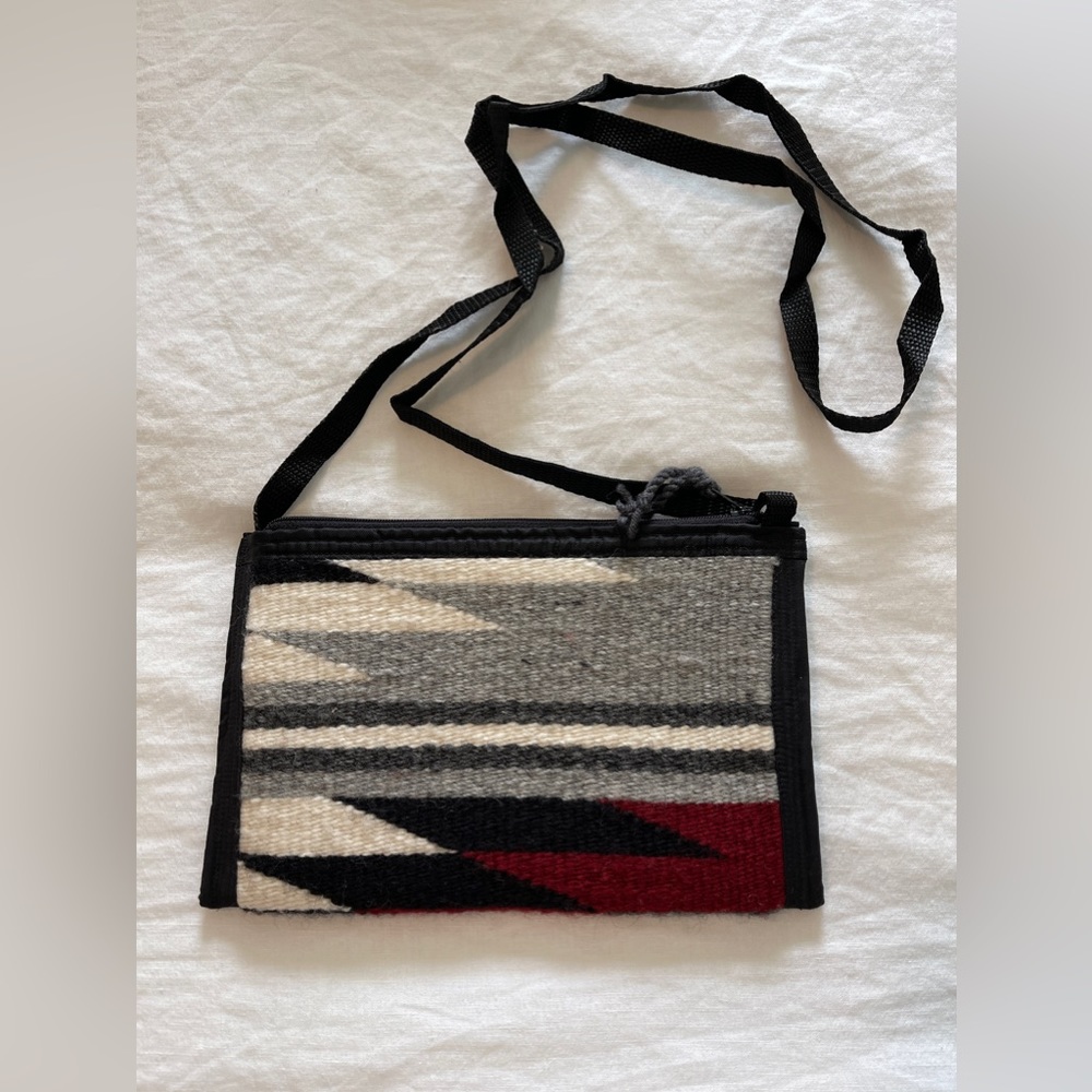 Elmer Thompson, Navajo Handmade Bag, Gallup Throw Rug